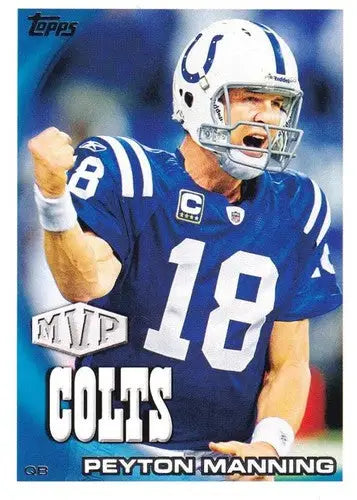2010 Topps #144 Peyton Manning NM-MT Colts MVP ID:81328 - Football Card Single