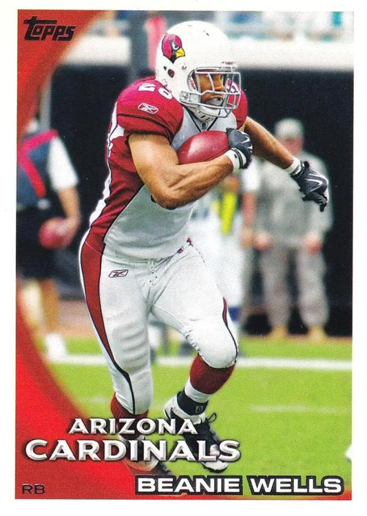 2010 Topps #176 Beanie Wells NM-MT Cardinals ID:81334 - Football Card Single