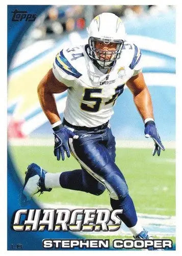 2010 Topps #205 Stephen Cooper NM-MT Chargers ID:81340 - Football Card Single