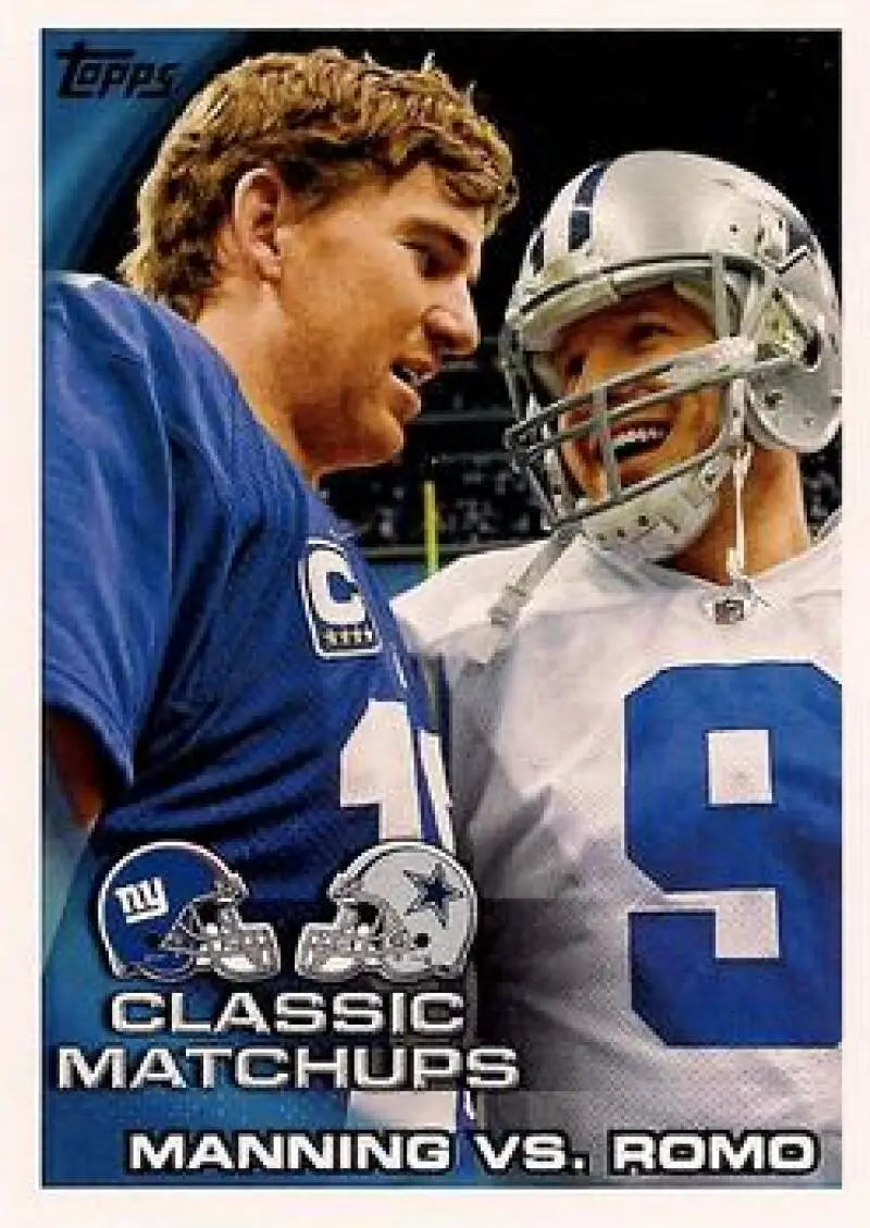 2010 Topps #226 Eli Manning/Tony Romo NM-MT NY Giants CM ID:81344 - Football Card Single