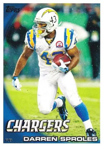 2010 Topps #236 Darren Sproles NM-MT Chargers ID:81347 - Football Card Single