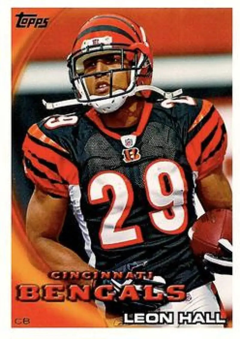 2010 Topps #291 Leon Hall NM-MT Bengals ID:81354 - Football Card Single