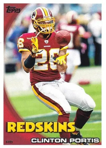 2010 Topps #302 Clinton Portis NM-MT Redskins ID:81356 - Football Card Single
