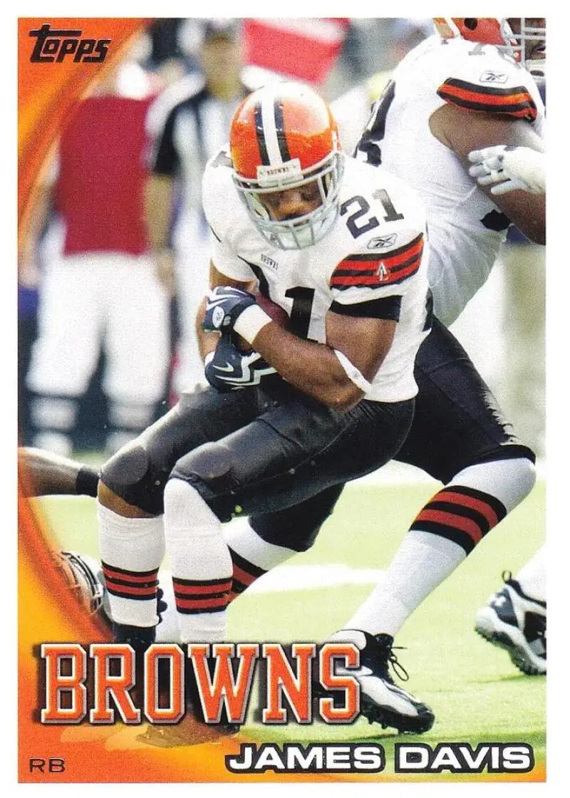 2010 Topps #334 James Davis NM-MT Browns ID:81361 - Football Card Single