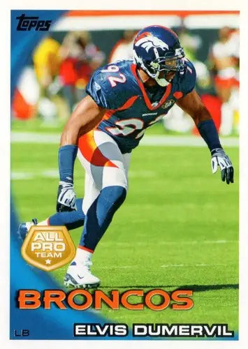 2010 Topps #357 Elvis Dumervil NM-MT Broncos AP ID:81367 - Football Card Single