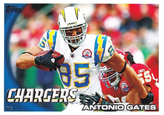 2010 Topps #380 Antonio Gates NM-MT Chargers ID:81373 - Football Card Single