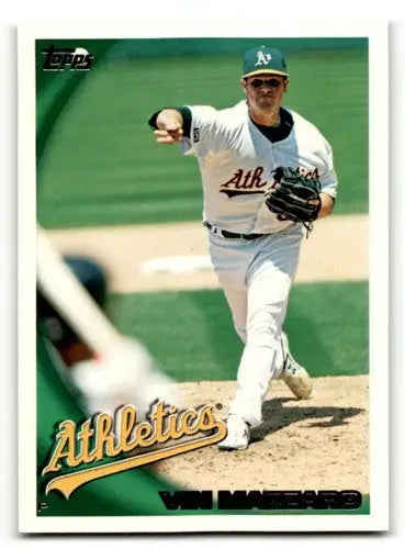 2010 Topps #422 Vin Mazzaro Oakland Athletics Baseball Cards EX/NM ID:59812 - Baseball Card Single