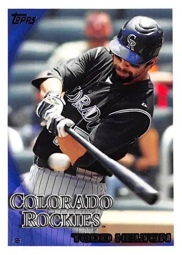 2010 Topps #509a Todd Helton NM-MT Rockies - Baseball Card Single