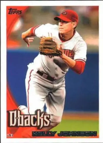 2010 Topps #614 Kelly Johnson NM-MT Diamondbacks ID:72195 - Trading Cards (Singles): Baseball Card Single