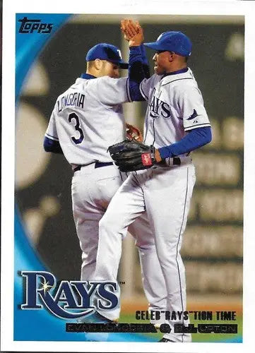 2010 Topps #636 Evan Longoria/B.J. Upton NM-MT Rays ID:8570 - Baseball Card Single