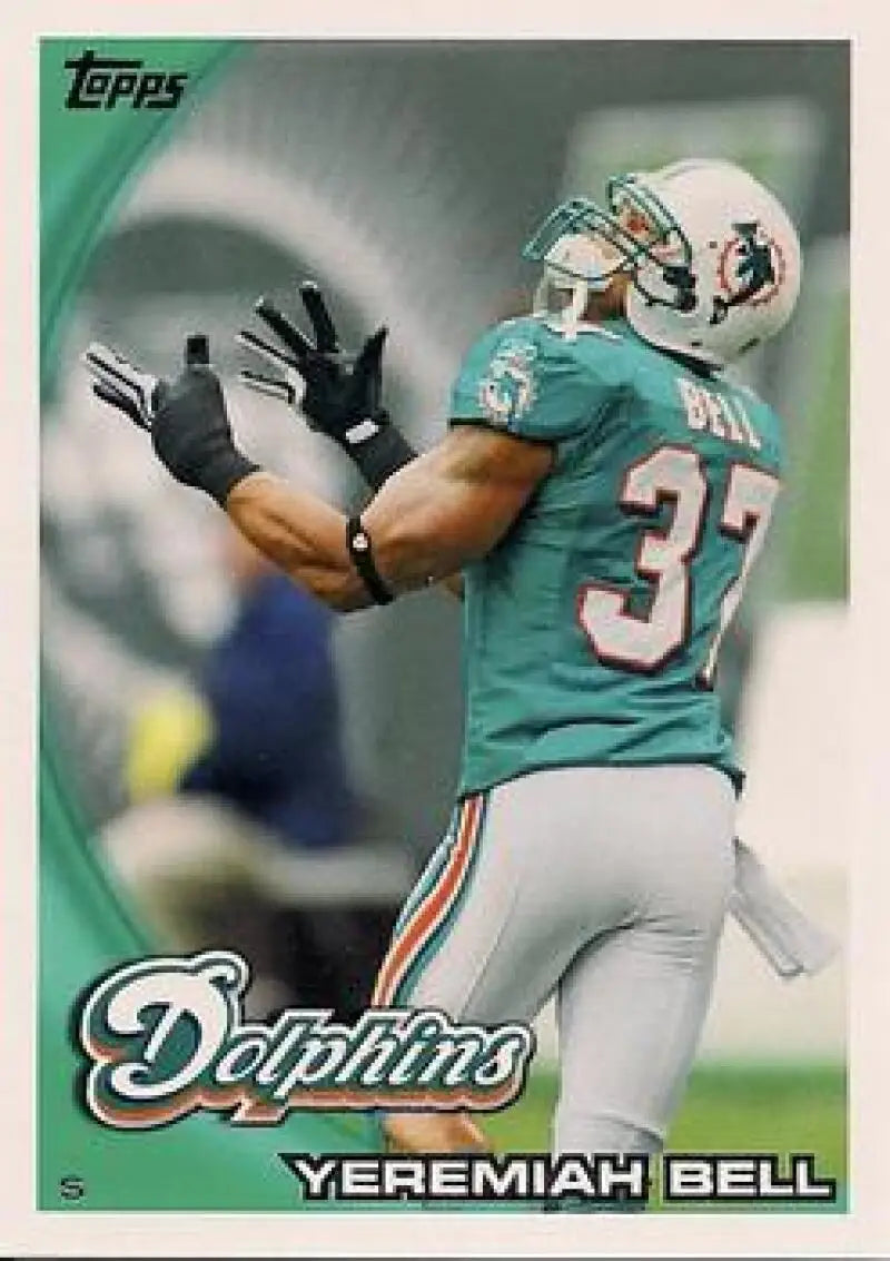 2010 Topps #86 Yeremiah Bell NM-MT Dolphins ID:81321 - Football Card Single