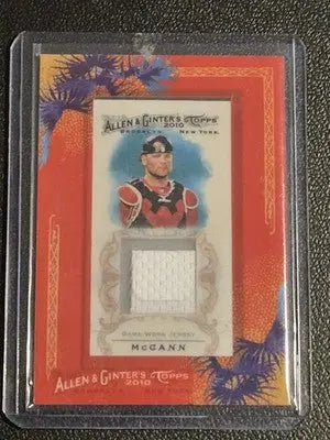 2010 Topps Allen & Ginter #AGR-BM Brian McCann Relics - Baseball Card Single