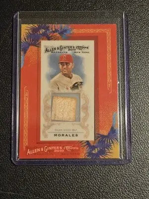 2010 Topps Allen & Ginter #AGR-KM Kendry Morales Relics - Baseball Card Single
