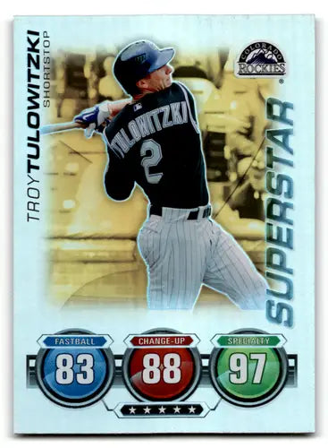 2010 Topps Attax Code Cards #27 Troy Tulowitzki NM-MT ID:57926 - Baseball Card Single