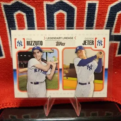 2010 Topps - Legendary Lineage Derek Jeter Phil Rizzuto #LL39 S - Baseball Card Single