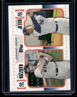 2010 Topps Legendary Lineage Phil Rizzuto Derek Jeter #LL-39 Baseball - Baseball Card Single