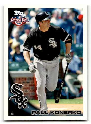 Original gloss 2010 Topps Opening Day Paul Konerko White Sox baseball card