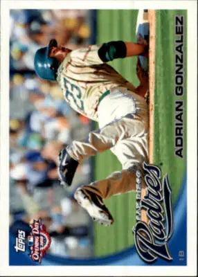 2010 Topps Opening Day #38 Adrian Gonzalez NM-MT Padres - Baseball Card Single