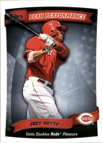 2010 Topps Peak Performance #PP-92 Joey Votto NM-MT Reds ID:73197 - Baseball Card Single