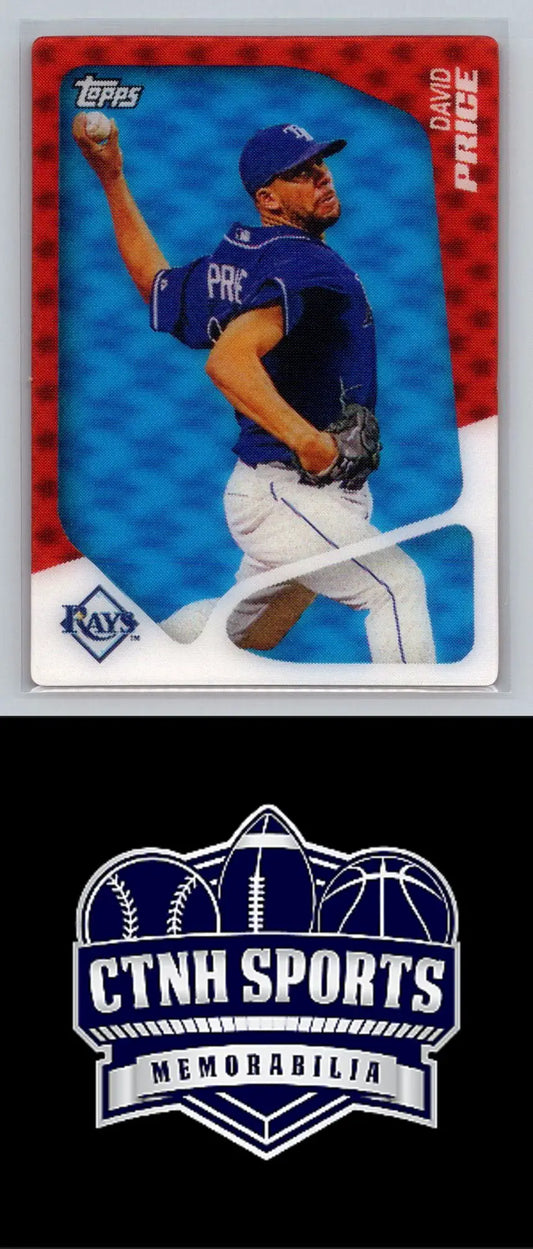 David Price baseball card from 2010 Topps, showcasing Tampa Bay Rays star player