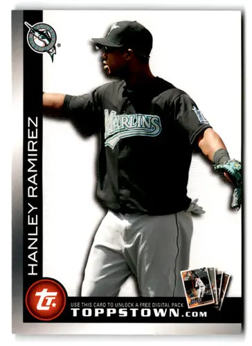 2010 Topps Ticket to Topps Town Hanley Ramirez baseball card with original gloss