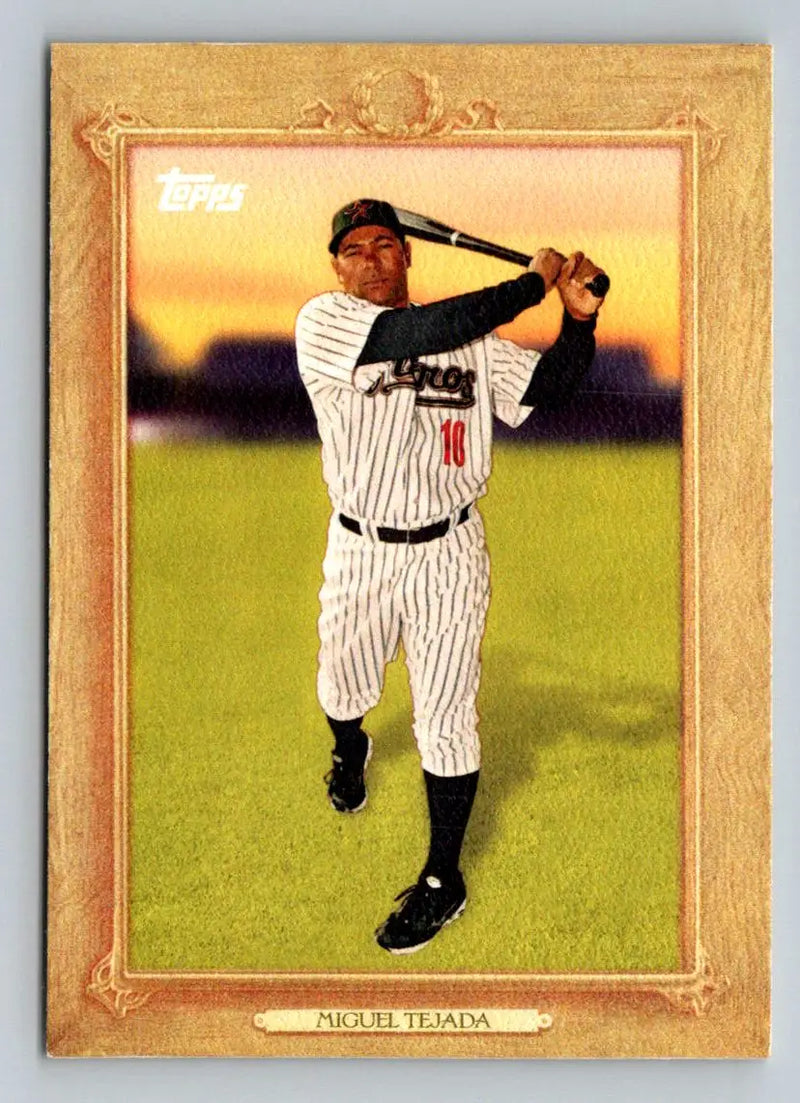 Miguel Tejada Turkey Red baseball card from 2010 Topps #TR2 Houston Astros
