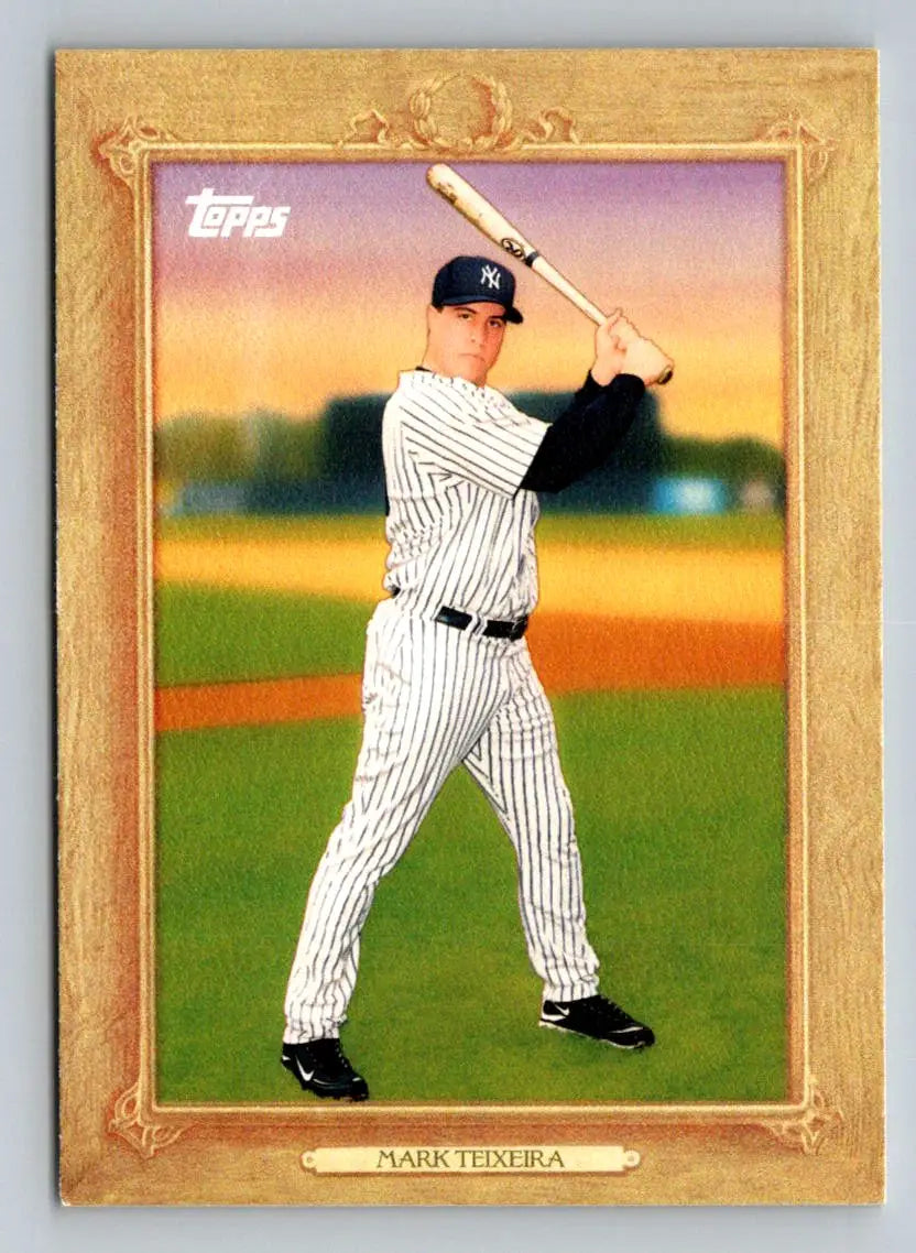 Mark Teixeira Turkey Red card 2010 Topps TR40 featuring New York Yankees star player