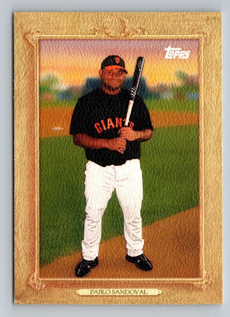 Pablo Sandoval Turkey Red baseball card 2010 Topps TR50 San Francisco Giants