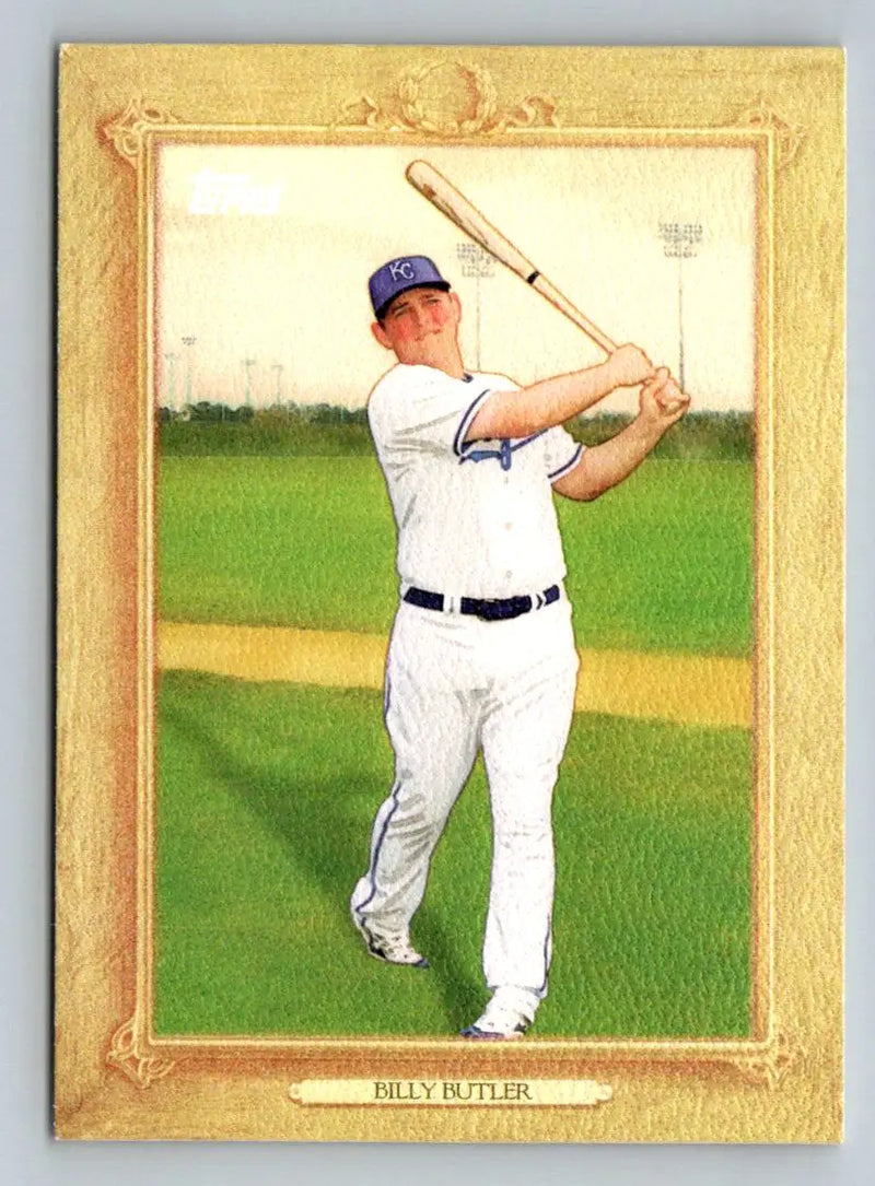 Billy Butler baseball card from 2010 Topps #TR86 Turkey Red Kansas City Royals