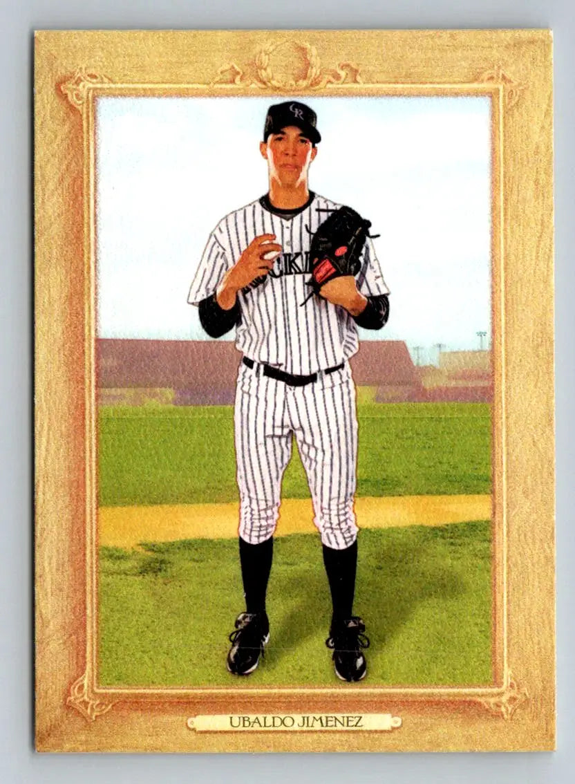 Ubaldo Jimenez 2010 Topps TR89 Turkey Red baseball card for Colorado Rockies fans