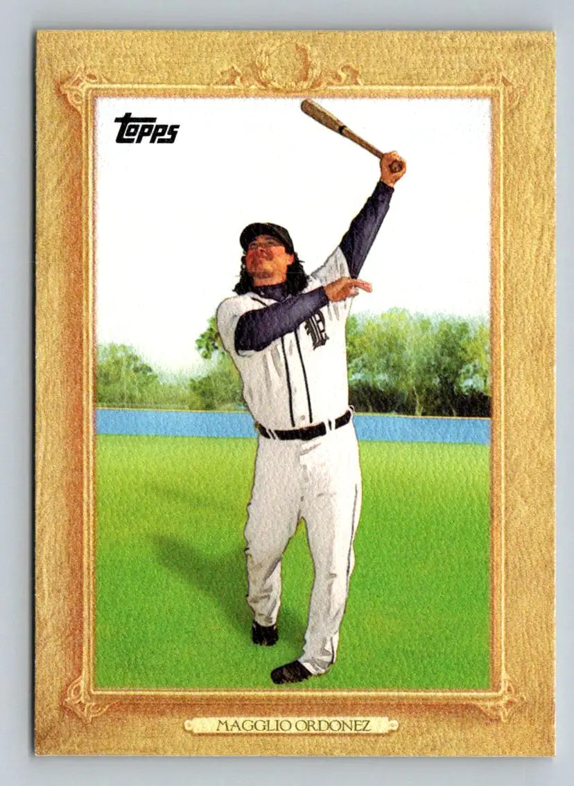 Magglio Ordonez baseball card from 2010 Topps Turkey Red TR96 Detroit Tigers collection