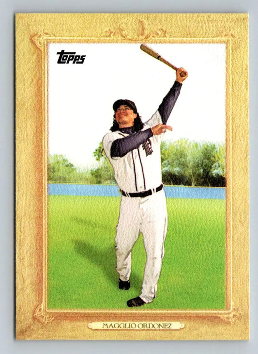 Magglio Ordonez baseball card from 2010 Topps Turkey Red TR96 Detroit Tigers collection