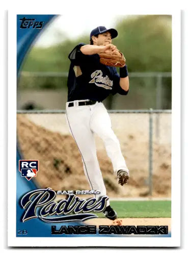 2010 Topps Update #US-296 Lance Zawadzki NM-MT RC Rookie Padres ID:70475 - Baseball Card Single
