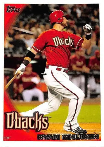Ryan Church baseball card from Topps Update with original gloss, 2010 Topps Update #US-74