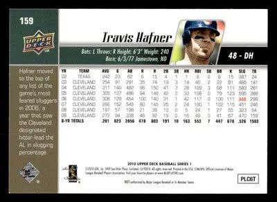 2010 Upper Deck #159 Travis Hafner - Baseball Card Single