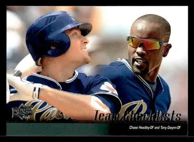 2010 Upper Deck #593 Padres Checklist (Chase Headley / Tony Gwynn) - Baseball Card Single