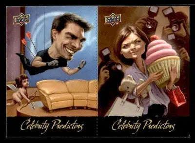 2010 Upper Deck #CP7-CP8 Katie Holmes / Tom Cruise Celebrity Predictors - Other