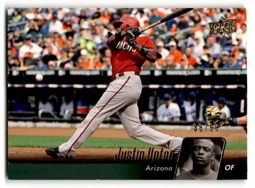 2010 Upper Deck Gold #42a Justin Upton NM Near Mint 38/99 Diamondbacks ID:64012 - Baseball Card Single