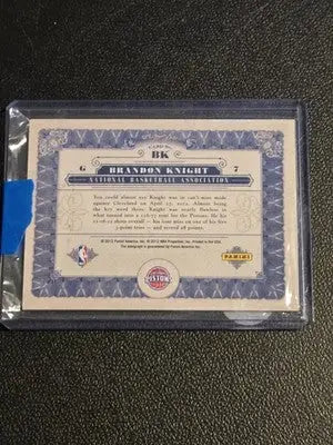 2011-12 Panini Gold Standard #BK Brandon Knight Golden Futures Autographs - Basketball Card Single