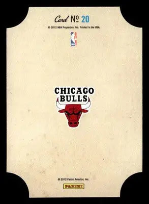2011-12 Panini Past & Present #20 Taj Gibson Bread for Energy Die-Cut Bulls - Basketball Card Single