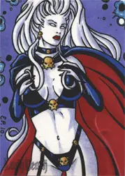 2011 5finity Lady Death Sketch Card by Elaine Perna - Non-Sports Card Single