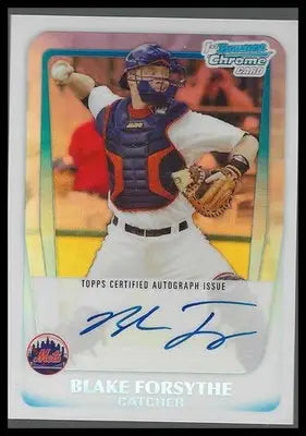 2011 Bowman Chrome Prospect Autographs Refractors #BCP81 Blake Forsythe - Baseball Card Single