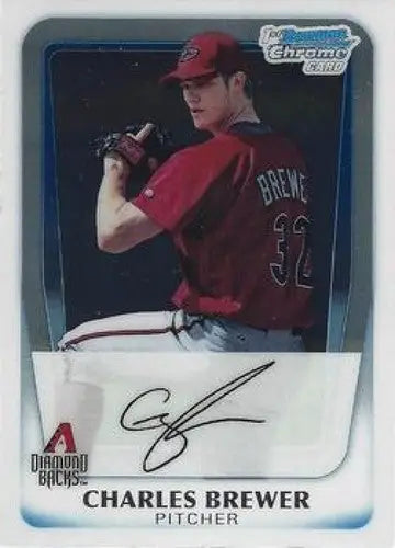2011 Bowman Chrome Prospects #BCP12 Charles Brewer NM-MT Diamondbacks - Baseball Card Single