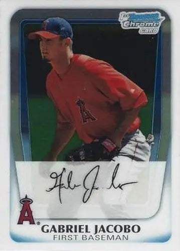 2011 Bowman Chrome Prospects #BCP54 Gabriel Jacobo NM-MT Angels - Baseball Card Single