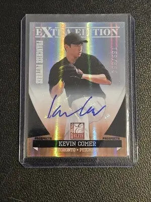 2011 Donruss Elite Extra Edition Kevin Comer Franchise Futures Signatures #/864 - Baseball Card Single