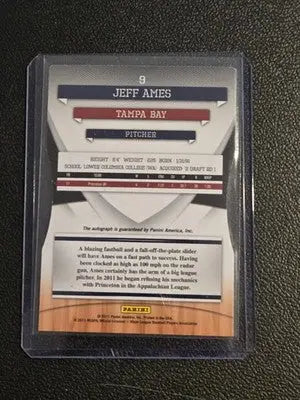 2011 Donruss Extra Edition Jeff Ames Prospects Emerald Signature Die Cut #/25 - Baseball Card Single