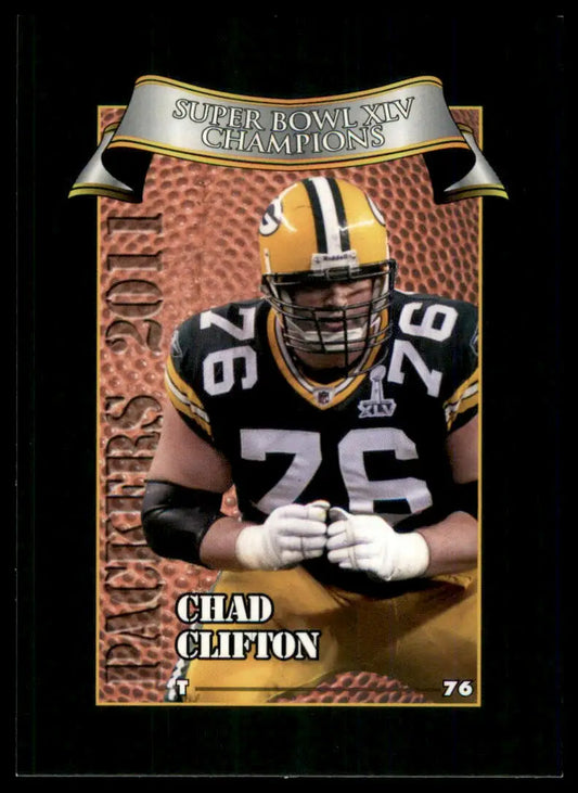 2011 Green Bay Packers Police Chad Clifton 8 Green Bay Packers NM - Football Card Single