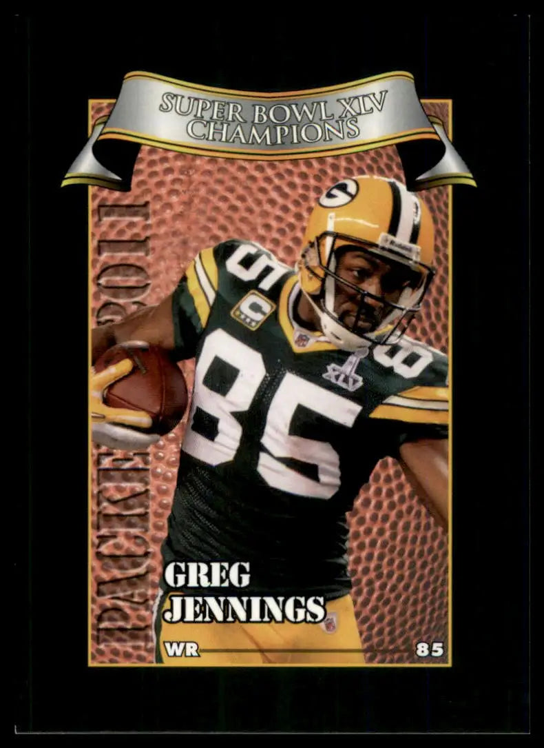 2011 Green Bay Packers Police Greg Jennings 5 Green Bay Packers NM - Football Card Single