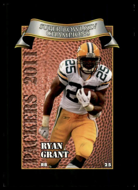 2011 Green Bay Packers Police Ryan Grant 19 Green Bay Packers NM - Football Card Single