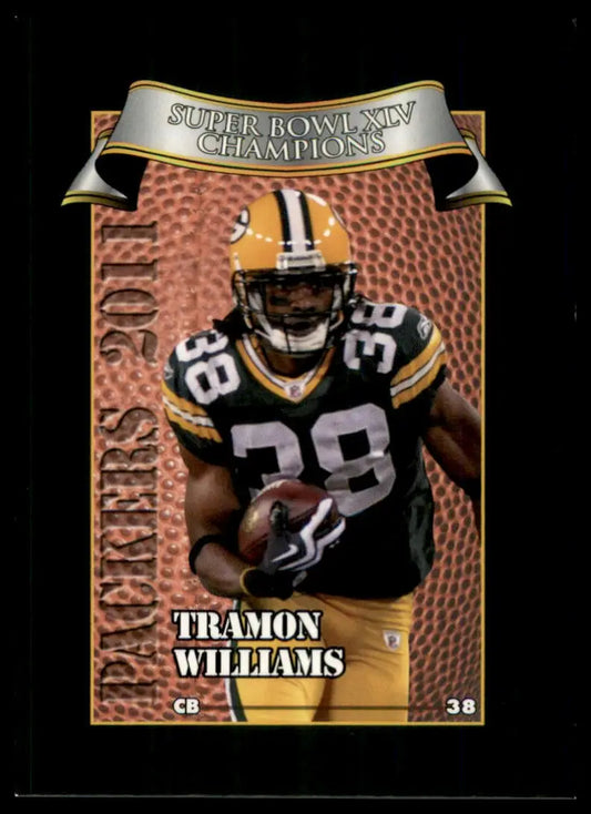 2011 Green Bay Packers Police Tramon Williams 15 Green Bay Packers NM - Football Card Single